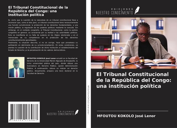 Produktbild: El Tribunal Constitucional de la Rep&uacute;blica del Congo: una instituci&oacute;n pol&iacute;tica