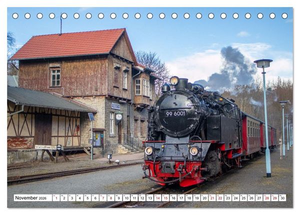 Produktbild: Selketalbahn im Harz (Tischkalender 2026 DIN A5 quer), CALVENDO Monatskalender