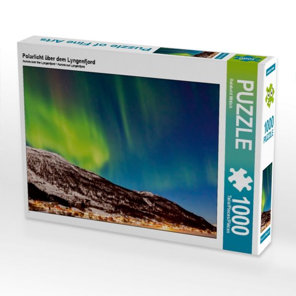 Produktbild: Polarlicht &uuml;ber dem Lyngenfjord (Puzzle)