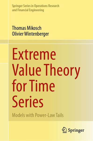 Produktbild: Extreme Value Theory for Time Series