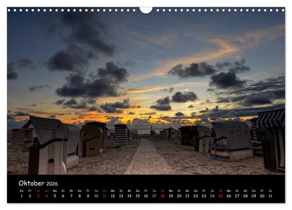 Produktbild: Strandimpressionen von der Nordsee (Wandkalender 2026 DIN A3 quer), CALVENDO Monatskalender