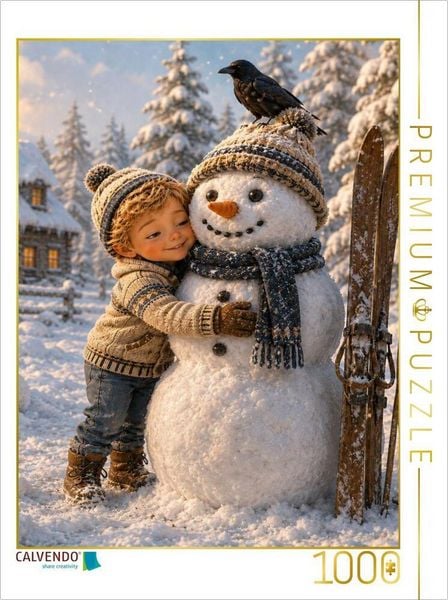 CALVENDO Puzzle Winterzauber im Schneeglück | 1000 Teile Lege-Größe 64 × 48 cm Foto-Puzzle für glückliche Stunden