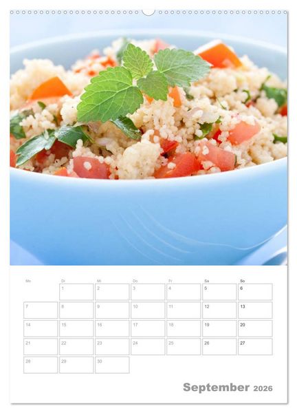 Produktbild: Vegetarisch durch das Jahr / Planer (Wandkalender 2026 DIN A2 hoch), CALVENDO Monatskalender