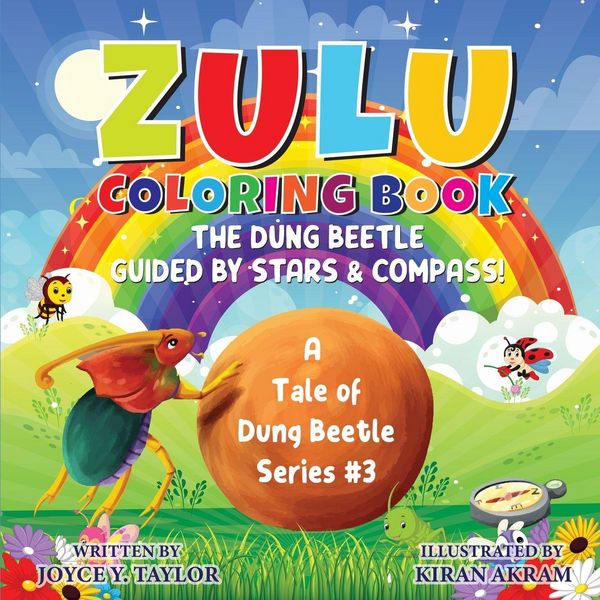 Produktbild: Zulu COLORING BOOK The Dung Beetle Guided By Stars and Compass