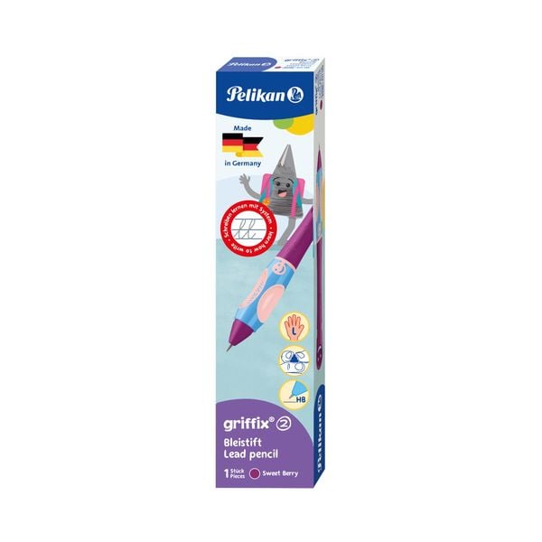 Produktbild: Pelikan Bleistift griffix&reg; f&uuml;r Linksh&auml;nder, Sweet Berry