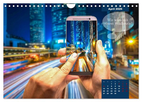 Produktbild: Handy-Kunst by VogtArt (Wandkalender 2026 DIN A4 quer), CALVENDO Monatskalender