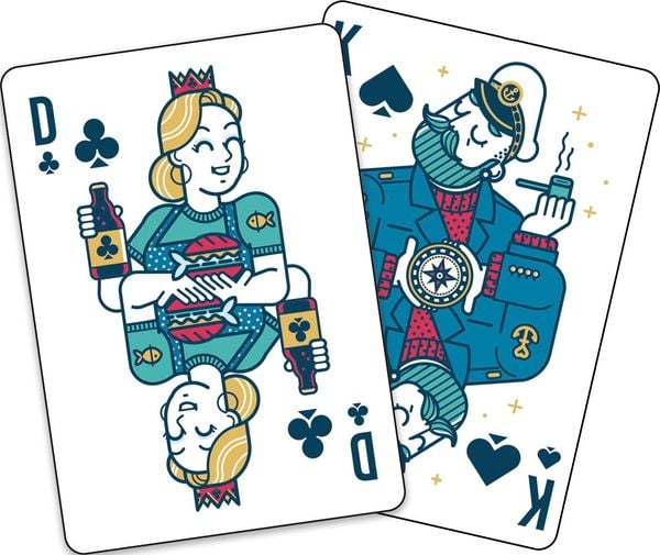 Produktbild: Ahoi! 55 Spielkarten mit Motiven von der K&uuml;ste