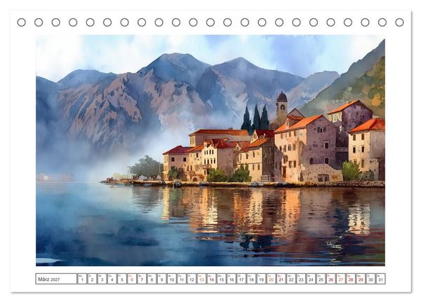 Produktbild: Wo das Meer zuhause ist (Tischkalender 2027 DIN A5 quer), CALVENDO Monatskalender