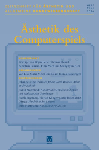 Produktbild: &Auml;sthetik des Computerspiels