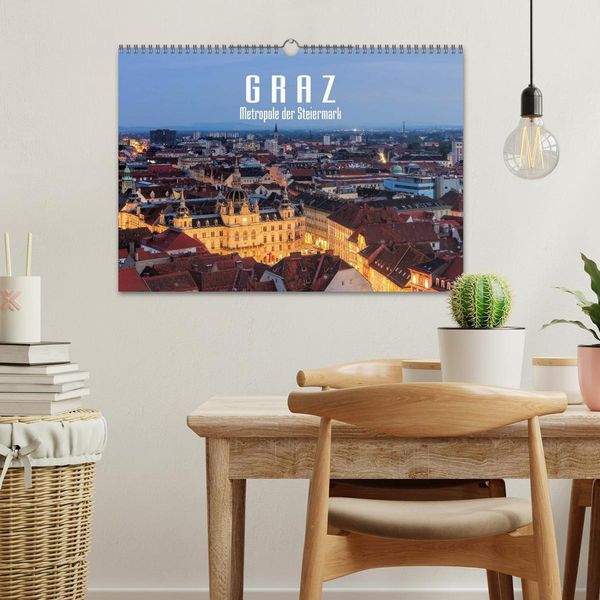 Produktbild: Graz - Metropole der Steiermark (Wandkalender 2026 DIN A3 quer), CALVENDO Monatskalender