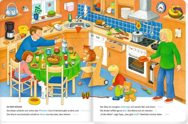 Produktbild: Bilder suchen - W&ouml;rter finden: Bei uns zu Hause (Buchbonus)