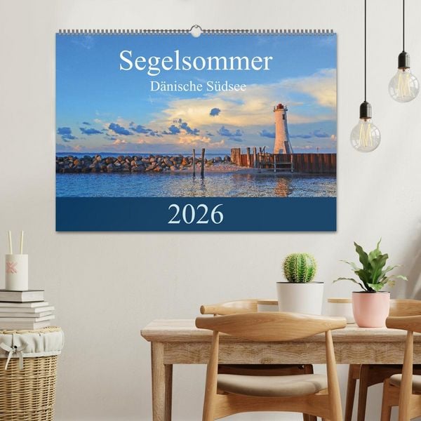 Produktbild: Segelsommer - D&auml;nische S&uuml;dsee (Wandkalender 2026 DIN A2 quer), CALVENDO Monatskalender