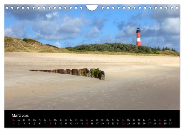 Produktbild: Sylt (Wandkalender 2026 DIN A4 quer), CALVENDO Monatskalender