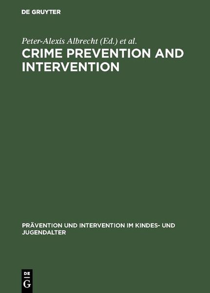 Produktbild: Crime Prevention and Intervention