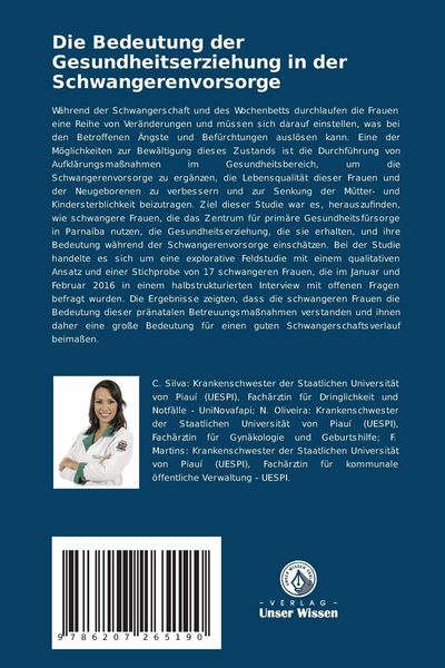 Produktbild: Die Bedeutung der Gesundheitserziehung in der Schwangerenvorsorge