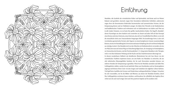 Produktbild: Blumen-Mandalas (Ausmalbuch zur kreativen Stressbew&auml;ltigung)