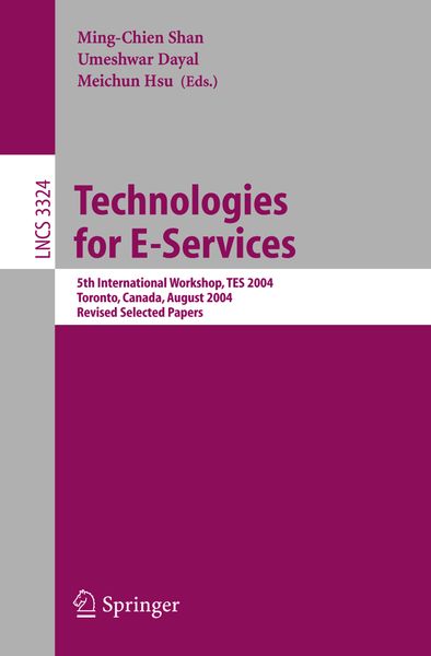 Produktbild: Technologies for E-Services