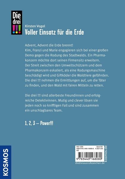 Produktbild: Die drei !!!, 70, Voller Einsatz f&uuml;r die Erde
