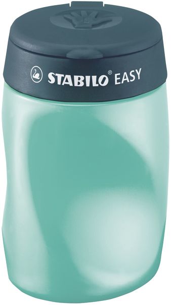 STABILO Spitzer Dosen-Spitzer für Linkshänder EASYsharpener, 3 in 1, petrol