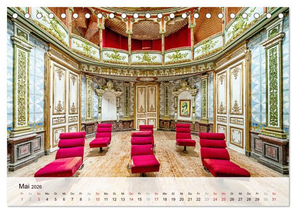 Produktbild: Lost Places - verlassen und vergessen (Tischkalender 2026 DIN A5 quer), CALVENDO Monatskalender