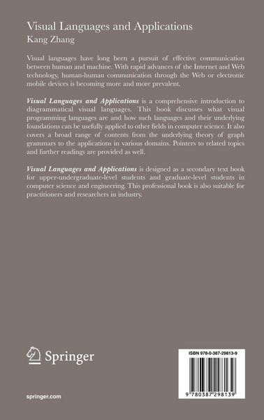 Produktbild: Visual Languages and Applications