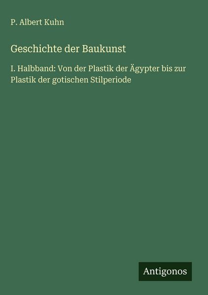 Produktbild: Geschichte der Baukunst