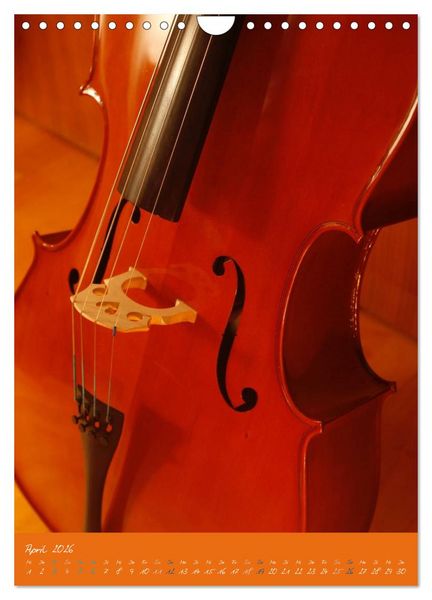 Produktbild: Geliebtes Cello (Wandkalender 2026 DIN A4 hoch), CALVENDO Monatskalender