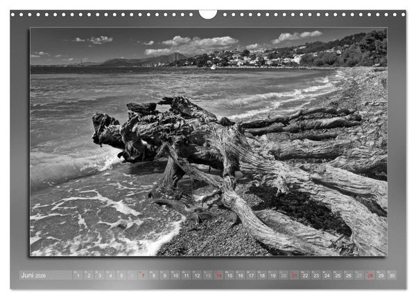 Produktbild: Mallorca Schwarz Wei&szlig; (Wandkalender 2026 DIN A3 quer), CALVENDO Monatskalender