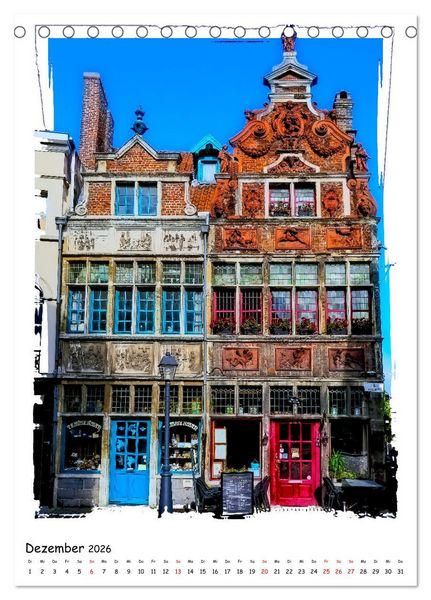 Produktbild: Gent Flanderns Perle (Tischkalender 2026 DIN A5 hoch), CALVENDO Monatskalender