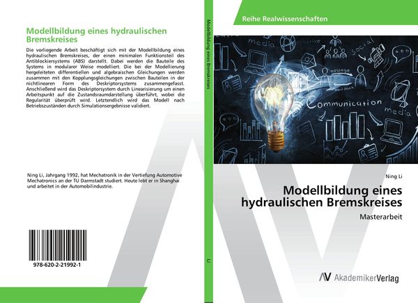 Produktbild: Modellbildung eines hydraulischen Bremskreises