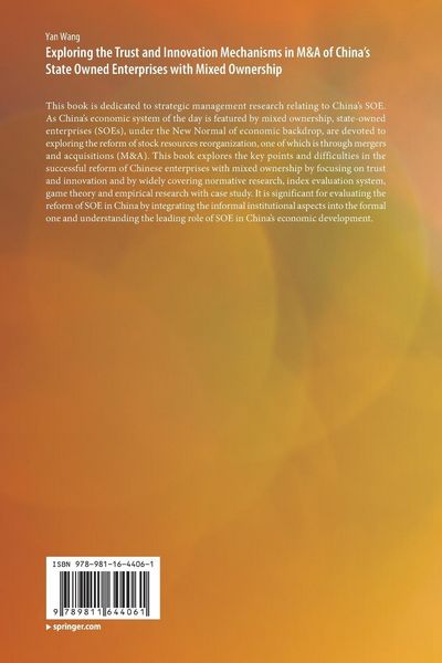 Produktbild: Exploring the Trust and Innovation Mechanisms in M&A of China&rsquo;s State Owned Enterprises with Mixed Ownership