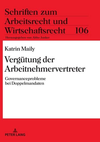 Produktbild: Verg&uuml;tung der Arbeitnehmervertreter