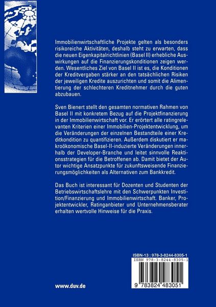 Produktbild: Projektfinanzierung in der Immobilienwirtschaft