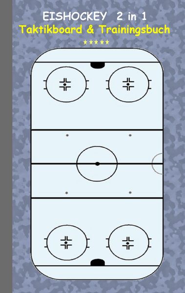 Produktbild: Eishockey 2 in 1 Taktikboard und Trainingsbuch