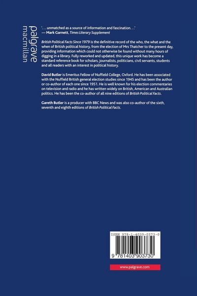 Produktbild: British Political Facts Since 1979
