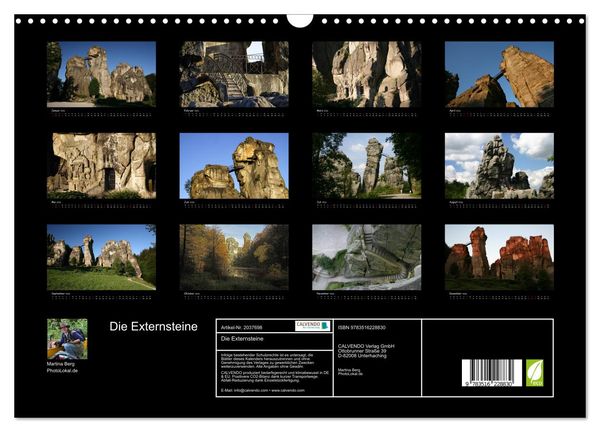 Produktbild: Die Externsteine (Wandkalender 2026 DIN A3 quer), CALVENDO Monatskalender