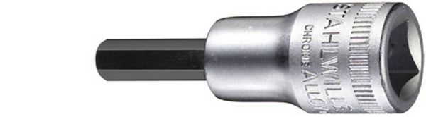 Produktbild: Stahlwille 49 10 02050010 Innen-Sechskant Steckschl&uuml;ssel-Bit-Einsatz 10 mm 3/8" (10 mm)