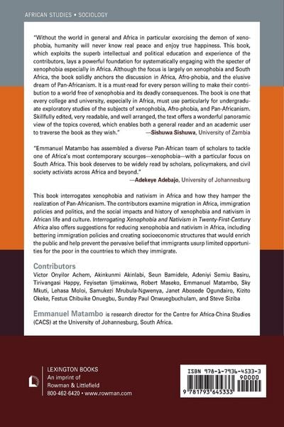 Produktbild: Interrogating Xenophobia and Nativism in Twenty-First-Century Africa