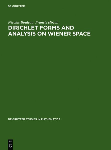 Produktbild: Dirichlet Forms and Analysis on Wiener Space