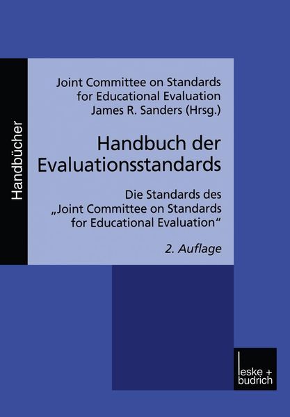 Produktbild: Handbuch der Evaluationsstandards