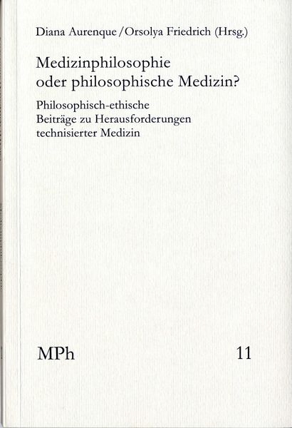 Produktbild: Medizinphilosophie oder philosophische Medizin?