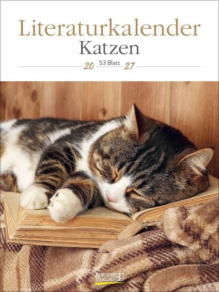 Produktbild: Literaturkalender Katzen 2027