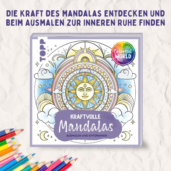 Produktbild: Colorful World - Kraftvolle Mandalas