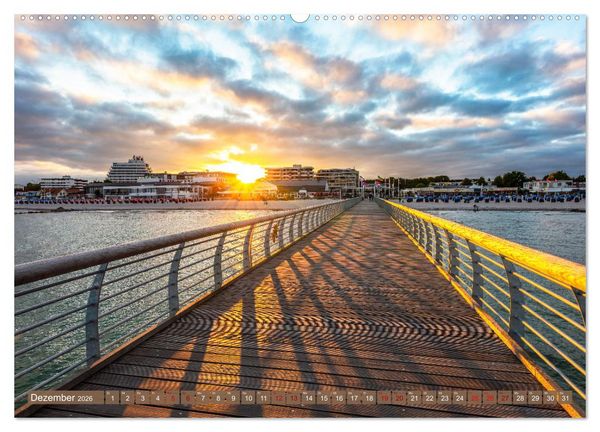Produktbild: Ostseeb&auml;der an der L&uuml;becker Bucht (Wandkalender 2026 DIN A2 quer), CALVENDO Monatskalender