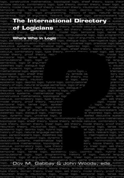 Produktbild: The International Directory of Logicians