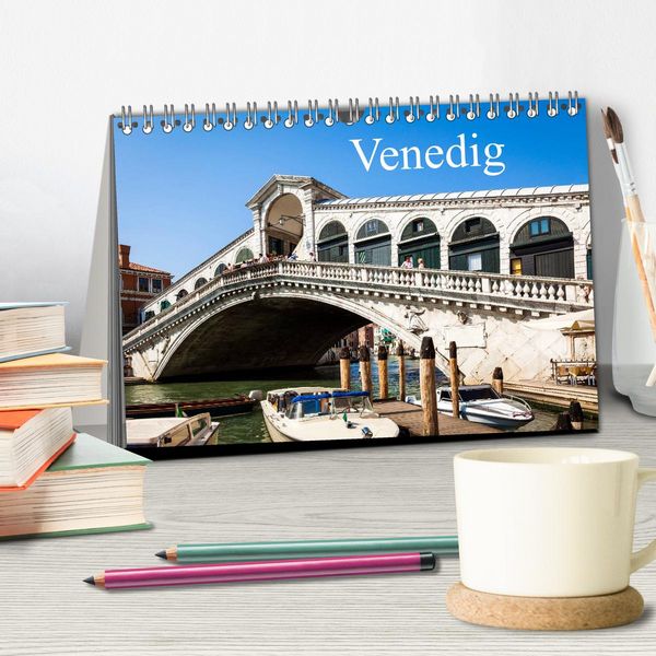 Produktbild: Venedig (Tischkalender 2026 DIN A5 quer), CALVENDO Monatskalender