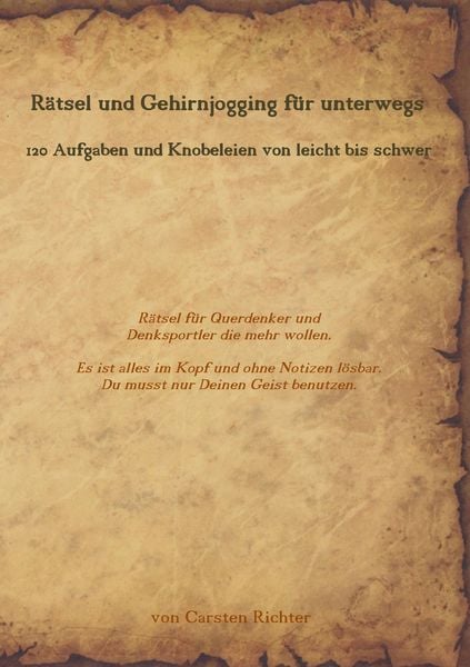 Produktbild: Rätsel und Gehirnjogging für unterwegs