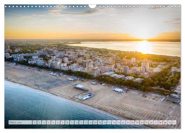 Produktbild: Lignano in Italien. Sommer Strand und Meer (Wandkalender 2026 DIN A3 quer), CALVENDO Monatskalender