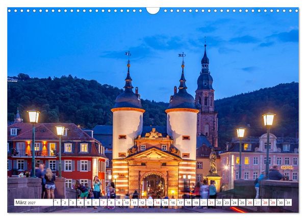 Produktbild: Baden-W&uuml;rttemberg - Heidelberg (Wandkalender 2027 DIN A3 quer), CALVENDO Monatskalender
