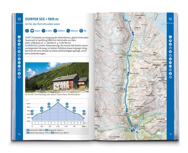 Produktbild: KOMPASS Wanderf&uuml;hrer Osttirol, Venediger- und Glocknergruppe, Defereggental, Lienzer Dolomiten, 50 Touren mit Extra-Tourenkarte